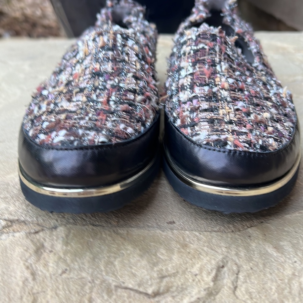 Ron White Sha-Nell Tweed Slip On Flats - Picture 6 of 12